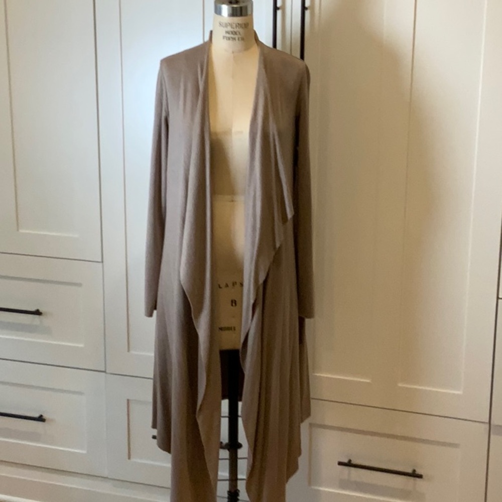 Donna Karan Ultra Soft French Terry Cascade Robe S